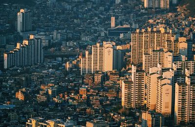 Aerial view of city