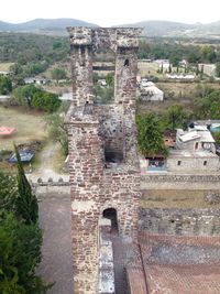 Low angle view of historical building