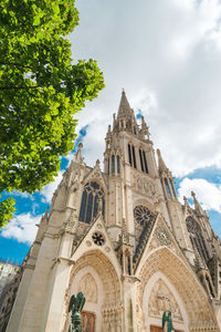 Low angle view of cathedral against sky