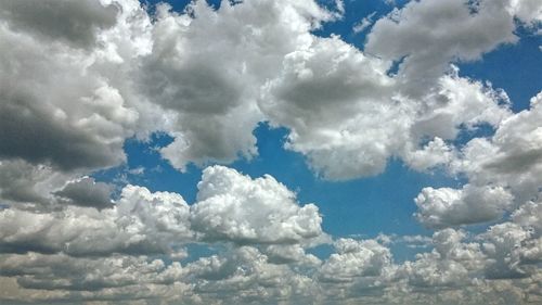 Scenic view of cloudy sky