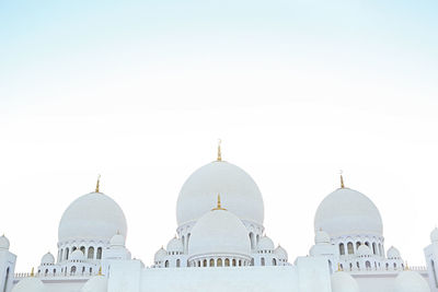 View of cathedral against clear sky