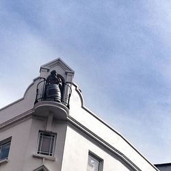 Low angle view of building against sky