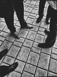 Low section of people standing outdoors