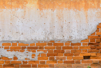 Full frame shot of weathered wall