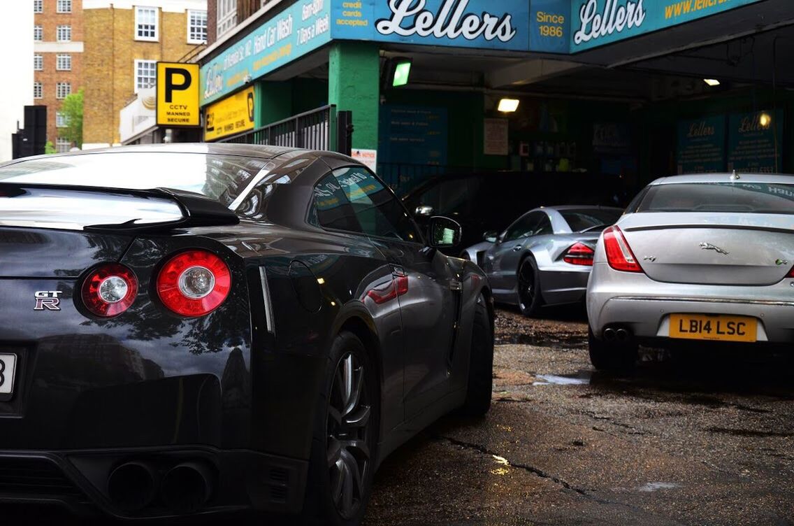 VIEW OF CAR PARKED