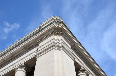 Low angle view of building against sky