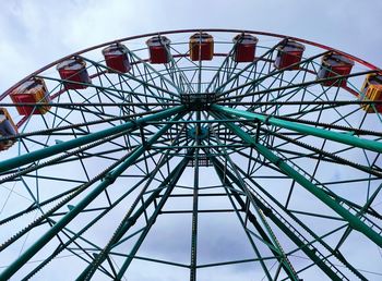 Low angle view of ferris wheel