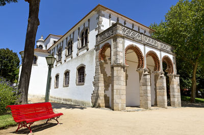 View of historical building against clear sky