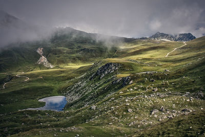 Scenic view of landscape against sky