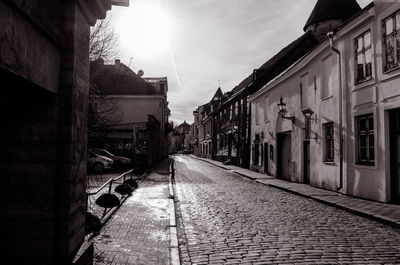 View of city street