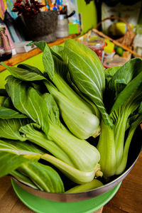 Pak choi not only tastes good in hot stir-fries the cabbage is also good as a raw vegetable.