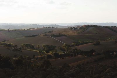 Scenic view of rural landscape