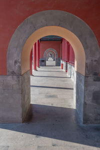 Corridor of building