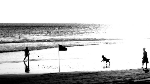 People on beach