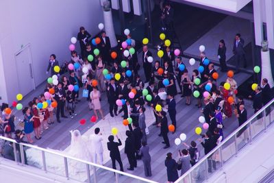 Full frame shot of multi colored balls