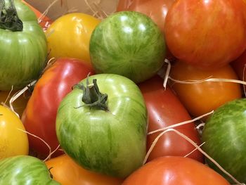 Full frame shot of oranges