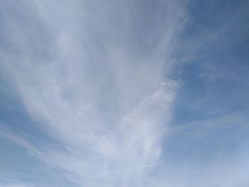 Low angle view of clouds in sky