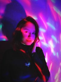 Portrait of young woman