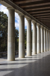 Corridor of historic building