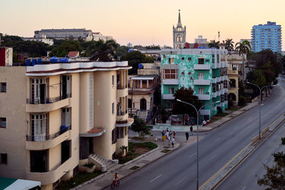 Buildings in city