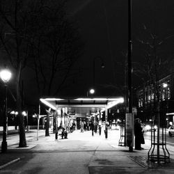 Street light at night