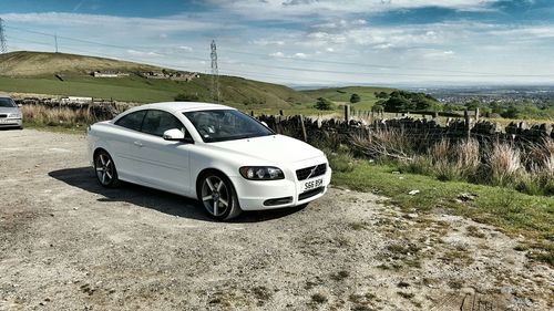 Car on landscape