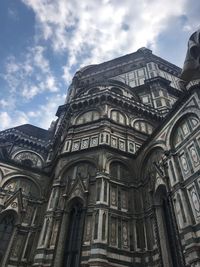 Low angle view of building against sky