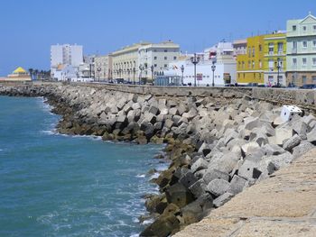 View of city at waterfront