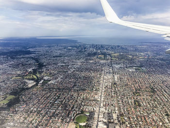 Aerial view of cityscape