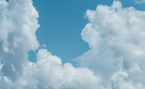 Low angle view of clouds in sky