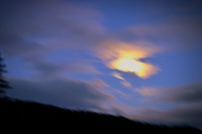 Scenic view of sky at sunset