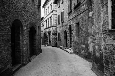 Narrow alley in old town