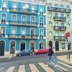 People walking on street