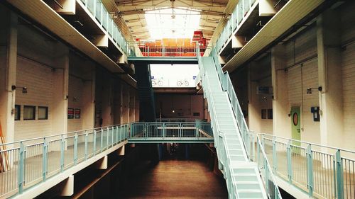 Empty corridor of building