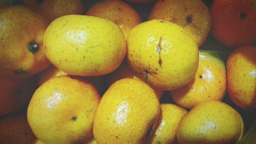 Full frame shot of oranges