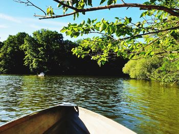 Scenic view of river against sky