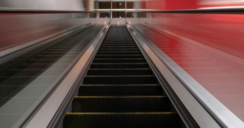 Escalator at airport