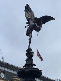 Low angle view of statue