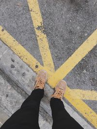 People standing on road