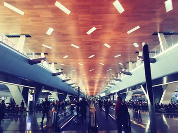 Group of people at airport