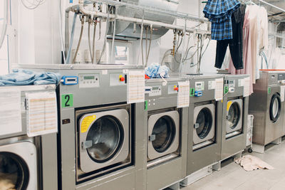 Low angle view of man standing in factory