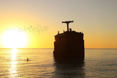 The greek ship has been beached on the southwest coast of kish island, iran, since 1966