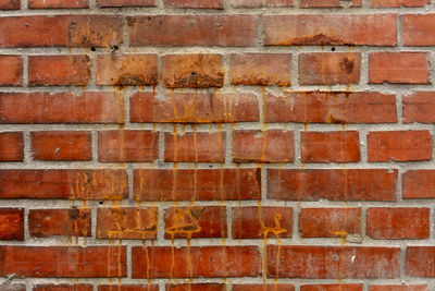 Full frame shot of brick wall