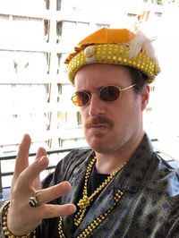 Portrait of man wearing sunglasses
