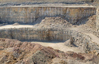 View of rock formations