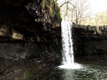 River flowing through rocks