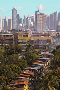 Cityscape against sky