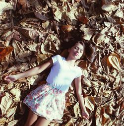 Portrait of young woman