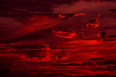 Full frame shot of sky during sunset