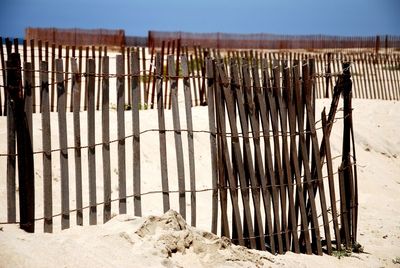 Close-up of fence